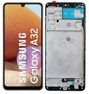 Części serwisowe do telefonów - WYŚWIETLACZ EKRAN LCD DO SAMSUNG A32 4G INCELL RAMKA - miniaturka - grafika 1