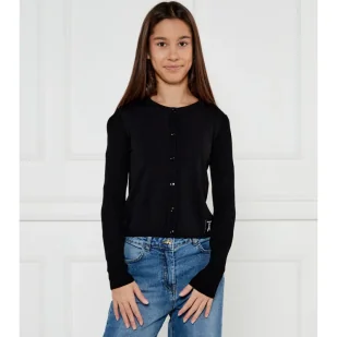 Patrizia Pepe Kardigan Regular Fit - Swetry dla dziewczynek - miniaturka - grafika 1