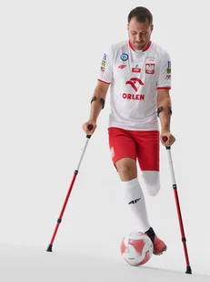 4F Koszulka replika domowa AMP Futbol męska - biała XS - Koszulki sportowe męskie 4F Koszulka replika domowa AMP Futbol męska - biała XS - Koszulki sportowe męskie - miniaturka - grafika 1