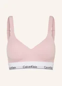 Biustonosze - Calvin Klein Biustonosz Push-Up Icon Cotton Modal rosa - miniaturka - grafika 1