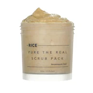 Peelingi i scruby do twarzy - THANK YOU FARMER Rice Pure The Real Scrub Pack 100ml Samorozgrzewający się peeling do twarzy - miniaturka - grafika 1
