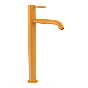 Bateria umywalkowa nablatowa Tres Study bursztynowy połysk 26230801TAM - Baterie umywalkowe - miniaturka - grafika 1