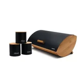 Chlebaki - Konighoffer Chlebak + 3 pojemniki stal bambus Konighoffer Cosmic 5903313408301 - miniaturka - grafika 1