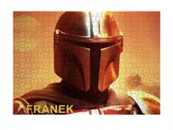 Puzzle - Puzzle ŚWIĄTECZNE STAR WARS MANDALORIAN A3 252 el z Nadrukiem +IMIĘ Pudełko - miniaturka - grafika 1