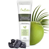 Odżywki do włosów - Shea Moisture Green Coconut & Activated Charcoal Purifying & Hydrating Lite Conditioner, Odżywka do włosów, 296ml - miniaturka - grafika 1
