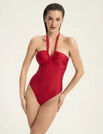Stroje kąpielowe - Strój Plażowy Jednoczęściowy Truffle Esotiq Czerwony - L/75D - miniaturka - grafika 1