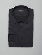 Koszule męskie - koszula simeria 00427 długi rękaw grafit slim fit - miniaturka - grafika 1