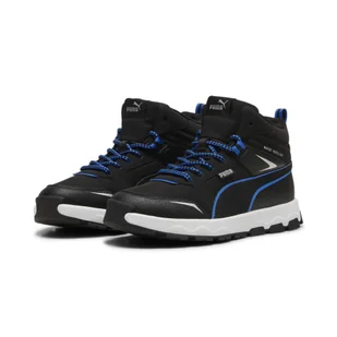 Młodzieżowe sneakersy Evolve Trail PUMA Black Hyperlink Blue - Buty trekkingowe dziecięce - miniaturka - grafika 1