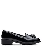 Półbuty damskie - Clarks Lordsy Havisham Edge 26178704 Czarny - miniaturka - grafika 1