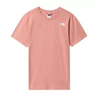 Koszulki i topy damskie - Koszulka The North Face Redbox 0A4M5QHCZ1 - różowa - miniaturka - grafika 1