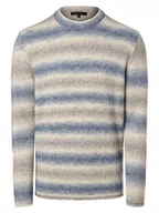 Swetry męskie - Drykorn - Sweter męski  Leando, beżowy|szary|niebieski - miniaturka - grafika 1