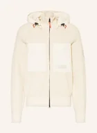 Swetry męskie - Napapijri Kardigan A-Vanoi Z Mieszanki Materiałów Z Odpinanym Kapturem beige - NAPAPIJRI - miniaturka - grafika 1