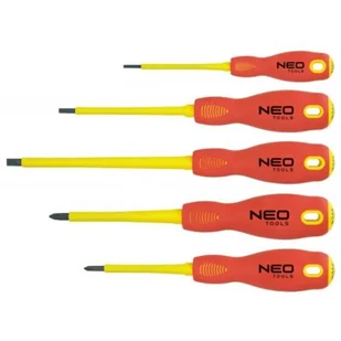 NEO-TOOLS TOOLS Zestaw 5 wkrętaków 1000 V 04-220 - Śrubokręty - miniaturka - grafika 1