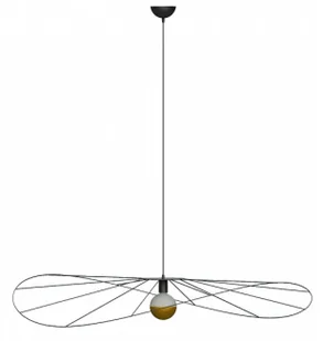 Czarna druciana lampa wisząca loft 110 cm - EX600 E2-S32 - Lampy sufitowe - miniaturka - grafika 1