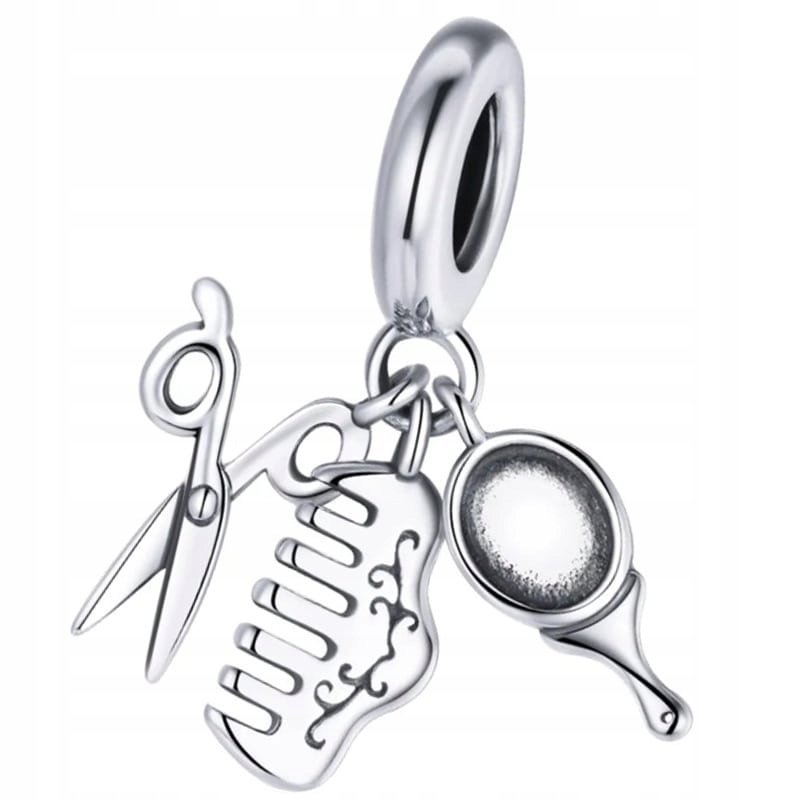 Charms Zawieszka Charms Fryzjerki Srebro 925 Charmsy Trusky