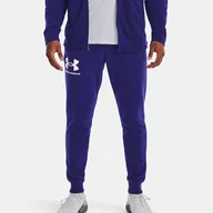 Dresy męskie - Spodnie UA Rival Terry Jogger 1361642 468 granatow - miniaturka - grafika 1