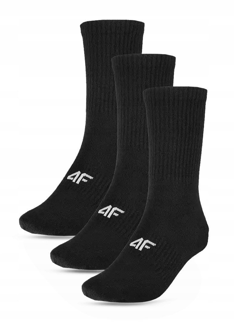 4F 3-PAK MÄSKIE WYSOKIE SKARPETKI BAWEĹNA / rozm 39-42