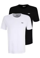 Koszulki męskie - FILA Męski t-shirt Brod Tee/Double Pack, Black-Bright White, 4XL, czarno-jasny biały, 4XL - miniaturka - grafika 1
