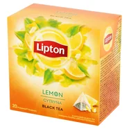Herbata czarna aromatyzowana Lipton Cytryna 20x1,7g