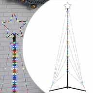 Ozdoby bożonarodzeniowe - vidaXL Lampki choinkowe, 525 kolorowych LED, 302 cm - miniaturka - grafika 1