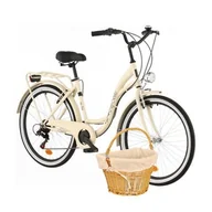 Rowery - Dawstar Citybike S7B 26 cali Damski Capuccino 2023 - miniaturka - grafika 1