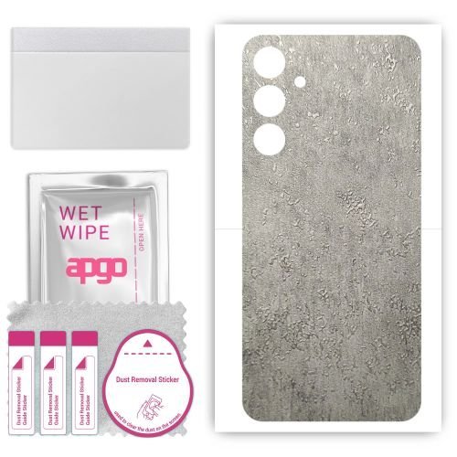 folia naklejka skórka strukturalna na TYŁ do Samsung Galaxy A25 - Beton - apgo SKINS