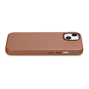 iCarer Case Leather pokrowiec etui z naturalnej skóry do iPhone 14 brązowy (WMI14220705-BN) (kompatybilne z MagSafe) - Etui i futerały do telefonów - miniaturka - grafika 10