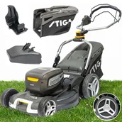 Kosiarki - Stiga Kosiarka Akumulatorowa z Napędem Combi 955e V 53cm 4w1 Kosz 70L - miniaturka - grafika 1