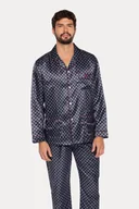 Piżamy męskie - Piżama męska GULIVER XXL Ciemnoniebieski - miniaturka - grafika 1