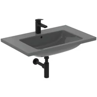 Umywalki - Ideal Standard i.life B Umywalka wisząca 81x51 cm z przelewem szara T460458 - miniaturka - grafika 1