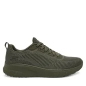 Sneakersy damskie - Sneakersy Skechers Bobs Squad Chaos-Face Off 117209/OLV Khaki - miniaturka - grafika 1