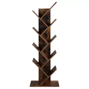 Songmics BOOKSHELF/BROWN50X25X141,5CM SHELF/BR/50CM - Regały - miniaturka - grafika 1