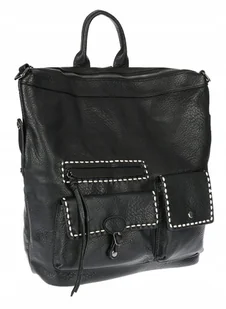 Plecak damski torebka damska pojemna shopper modna duża torba TB9259 Czarna - Torebki damskie Plecak damski torebka damska pojemna shopper modna duża torba TB9259 Czarna - Torebki damskie - miniaturka - grafika 1