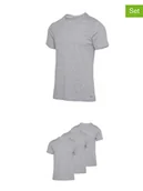 Koszulki męskie - Fila Koszulki (3 szt.) w kolorze szarym - miniaturka - grafika 1