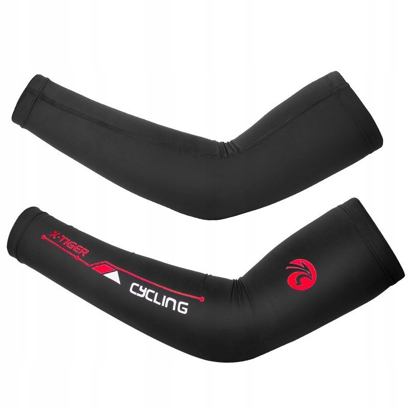 Rękawki Rowerowe UV Termiczne X-TIGER PRO Elastyczne Sportowe Ochraniacze S