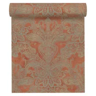 Tapety - Tapeta Ornament Metropolitan Stories 391192 pomarańczowo-złota winylowa na flizelinie - miniaturka - grafika 1