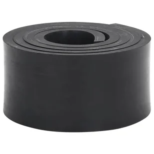 vidaXL Gumowa krawędź do pługa śnieżnego czarna 180x10x1 cm - Zamiatarki - miniaturka - grafika 1