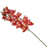 Sztuczne kwiaty - Sztuczny Storczyk Kwiaty Orchidea Guma Sztuczny DUŻY Ozdoba VIP2354-9 78 cm - miniaturka - grafika 1