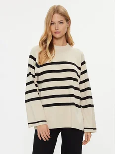 Noisy May Sweter 27027534 Beżowy Relaxed Fit - Swetry damskie - miniaturka - grafika 1