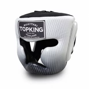 Top King Kask Bokserski Sparingowy TKHGSS-01BU Super Star Silver - Kaski bokserskie i maski - miniaturka - grafika 1