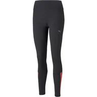 Legginsy - Legginsy damskie Puma RUN FAVORITE REGULAR RISE czarne 52019151 - miniaturka - grafika 1