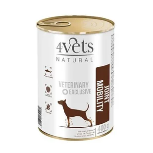 4Vets Natural Dog Joint Mobility 400 g - mokra karma w puszce dla psa z chorymi stawami - Mokra karma dla psów - miniaturka - grafika 1