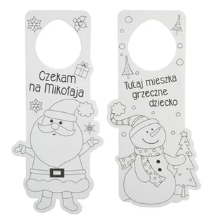 Arpex Świąteczna zawieszka na klamkę 2szt - gadżet - Ozdoby bożonarodzeniowe - miniaturka - grafika 1