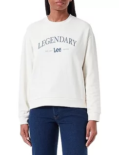 Bluzy damskie - Lee Legendary SWS bluza damska, beżowy, XL - grafika 1