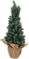 Choinki - Sztuczna choinka Sosna w doniczce 25x25x65cm, lodowe gałęzie - miniaturka - grafika 1