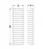 Półki łazienkowe - Omnires 8963AGL - miniaturka - grafika 1