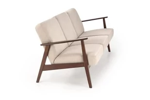 Sofa MILANO 3S beżowa/orzech - Sofy i kanapy - miniaturka - grafika 1