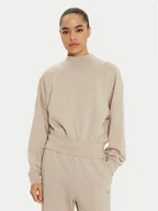 Bluzy damskie - Champion Bluza 117637 Beżowy Loose Fit - miniaturka - grafika 1