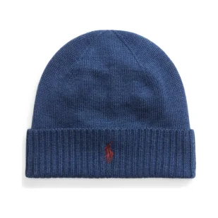 POLO RALPH LAUREN Wełniana czapka - Czapki męskie - miniaturka - grafika 1