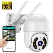 Minikamery i aparaty szpiegowskie - Kamera Zewnętrzna FHD WIFI IP (zasięg cały świat!!) Obrotowa, Dzienno-Nocna + Zapis + Powiadomienia. - miniaturka - grafika 1